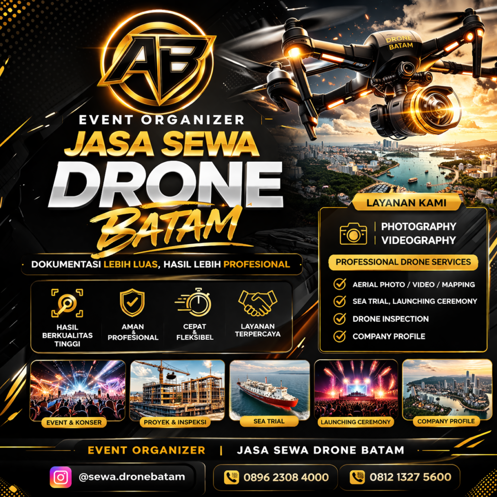Call/WA - 0812-1327-5600 harga jasa sewa drone batam